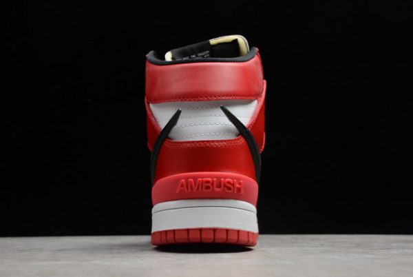 Most Popular Ambush x Nike Dunk High Varsity Red Black White Outlet Sale CU7544-102-4