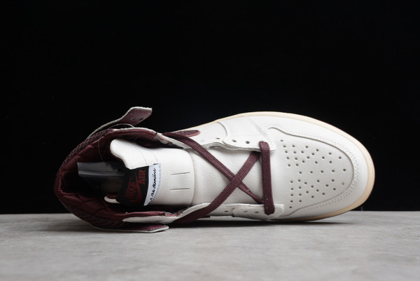 New Release A Ma Maniere x Air Jordan 1 High OG Sail Basketball Shoes DO7097-100-3