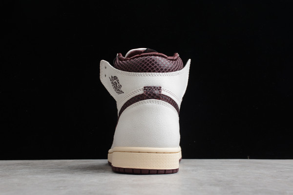 New Release A Ma Maniere x Air Jordan 1 High OG Sail Basketball Shoes DO7097-100-4