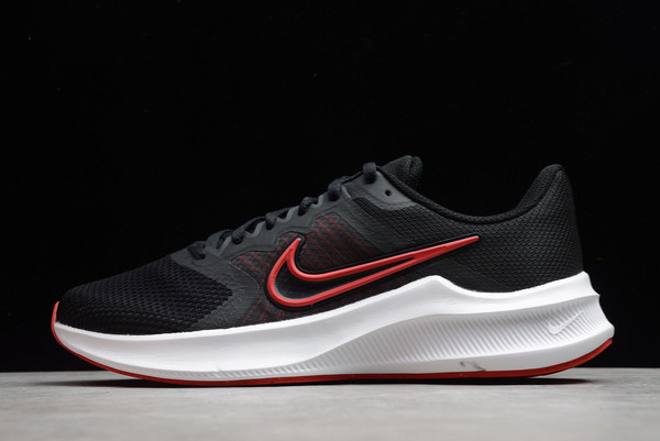 New Release Nike Downshifter 11 Black/University Red-White Running Shoes CW3411-005