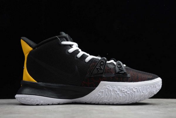 New Sale Nike Kyrie 7 “Rayguns” Black Yellow Basketball Shoes CQ9327-003-1