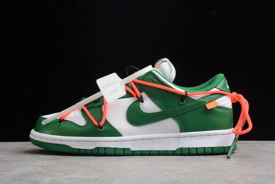 Best Price Off-White x Nike Dunk Low Pine Green Outlet CT0856-100