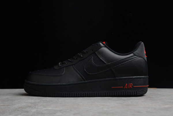 Latest Release Nike Air Force 1 ’07 Black Red Outlet DO6359-001