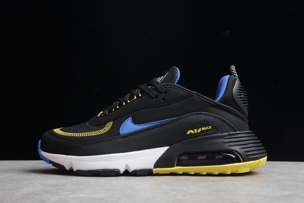 New Sale Nike Air Max 2090 C/S Black Hyper Blue Yellow Sneakers DH7708-005