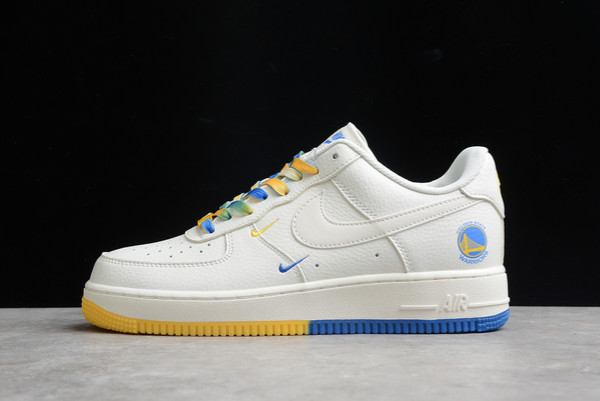 Nike Air Force 1 07 SU19 AF1 Beige Yellow Blue Outlet Sale GS6638-150