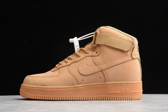 Womens Nike Air Force 1 High “Wheat” Sneakers Sale 654440-200