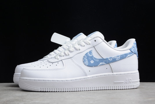 Best Sale Nike Air Force 1 Low “Paisley” White Unisex Sneakers DH4406-100-2