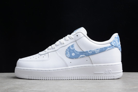 Best Sale Nike Air Force 1 Low “Paisley” White Unisex Sneakers DH4406-100