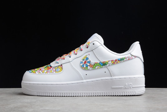 DD8959-100 Nike Air Force 1 07 AF1 Flower Power White/Multi-Color Shoes