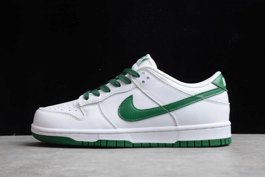 Discount Nike Dunk Low White Green Skateboard Sneakers DD1503-112