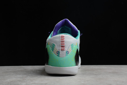 New Sale Nike Kobe 9 IX Grey Green Purple Running Shoes 630487-005-4