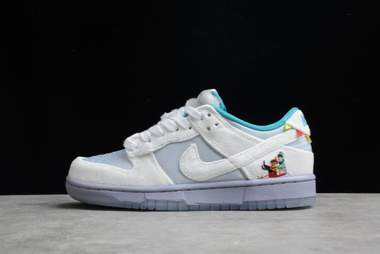 Winter-Themed Nike Dunk Low “Ice” White/Silver-Blue DO2326-001