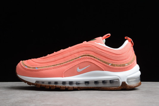 Womens Nike Air Max 97 Cork Coral Pink Outlet Sale DC4012-800