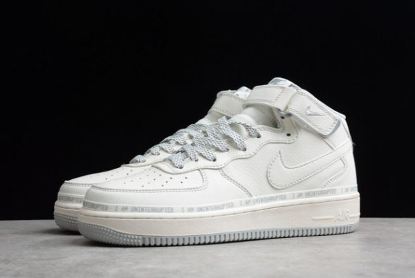 Brand New Nike Air Force 1 ’07 Mid White Grey Pen Sale NU3380-636-2