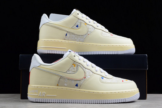 Buy Nike Air Force 1 Low “Hangeul Day” Cream Casual Sneakers DO2701-715-4