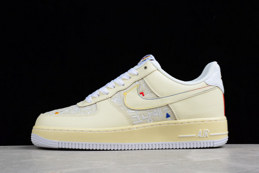 Buy Nike Air Force 1 Low “Hangeul Day” Cream Casual Sneakers DO2701-715