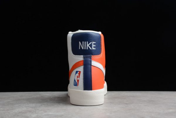 NBA x Nike Blazer Mid ’77 EMB “Knicks” White Unisex Sneakers DD8025-100-4