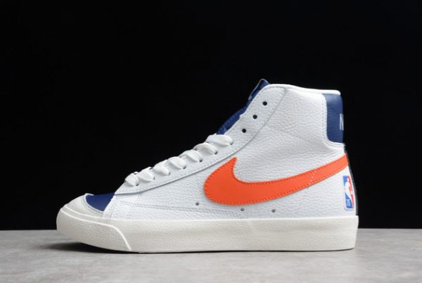 NBA x Nike Blazer Mid ’77 EMB “Knicks” White Unisex Sneakers DD8025-100