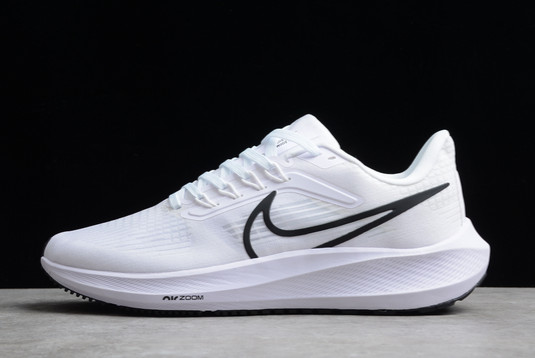 Nike Air Zoom Pegasus 39 White/Black Mens Running Shoes DG4071-101