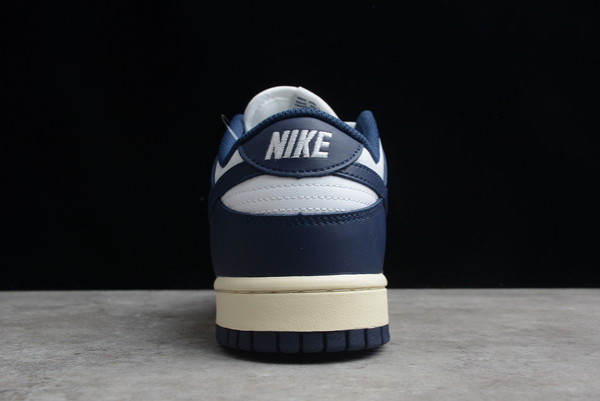 Cheap Nike Dunk Low White/Navy Blue For Sale DD1503-115-4