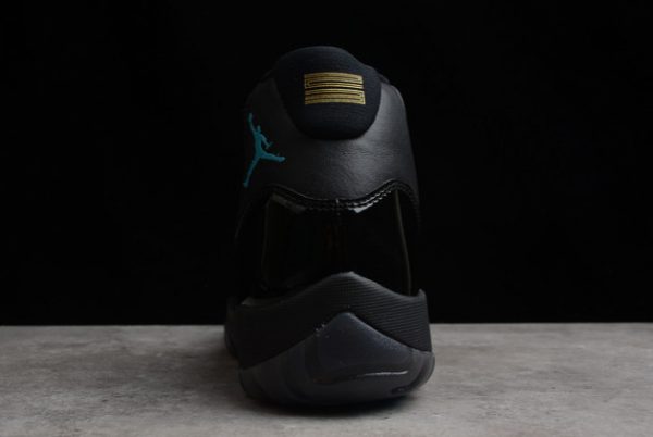 Cheap Sale Air Jordan 11 Retro “Gamma Blue” Black Shoes 378037-006-4