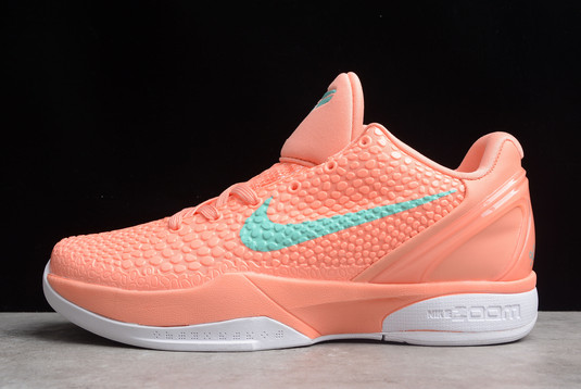 Mens Size Nike Kobe 6 Protro Pink Green Sneakers CW2190-600