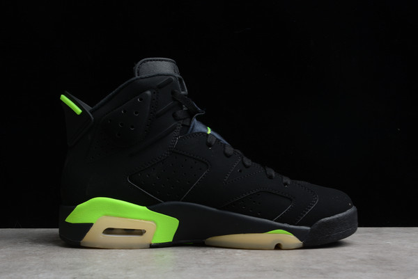 Nike Air Jordan 6 “Electric Green” Black For Women CT8529-003-1