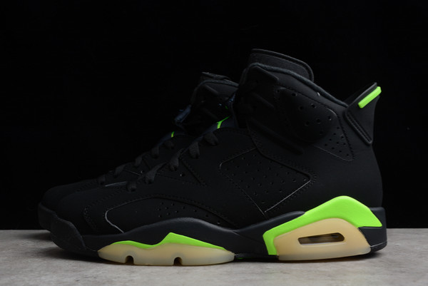 Nike Air Jordan 6 “Electric Green” Black For Women CT8529-003-2