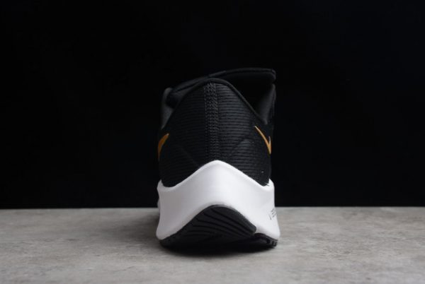 Nike Air Zoom Pegasus 38 Black/Mtlc Gold Coin Casual Running Shoes CW7358-004-4
