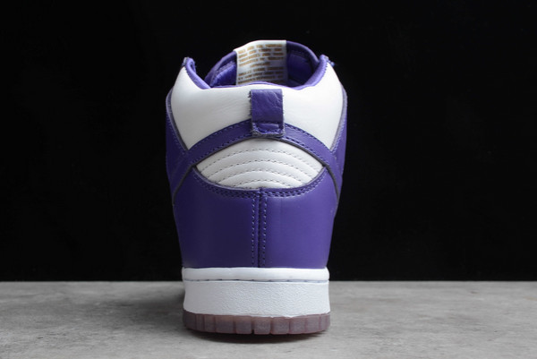 Nike Dunk High “Varsity Purple” White Girls Size Sale DC5382-100-4