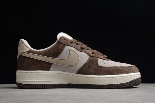2022 Nike Air Force 1 ’07 Coffee Grey Outlet Sale NT9988-218-1