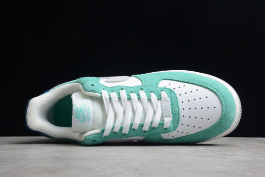 2022 Nike Air Force 1 07 Green/White-Blue Outlet Sale BQ8988-102-3