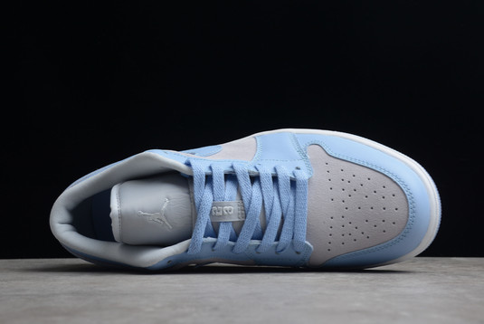 Best Sale Air Jordan 1 Low University Blue Basketball Shoes DC0774-050-3