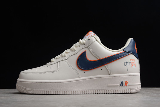 Brand New Nike Air Force 1 Low ’07 White/Blue-Yellow Outlet BS8871-101