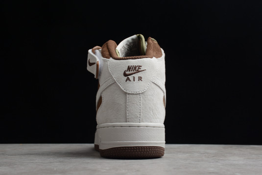 Buy Nike Air Force 1 ’07 Mid White/Brown-Green Unisex Shoe HD3053-188-4