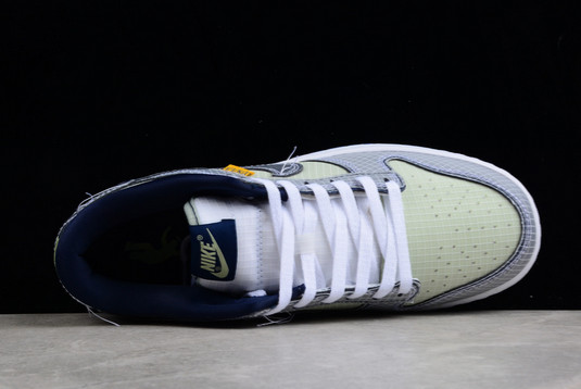 New 2022 Union x Nike Dunk Low Midnight Navy Shoes DJ9649-001-3