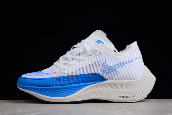 2022 Nike ZoomX VaporFly NEXT% 2 White Photo Blue Running Shoes CU4111-102