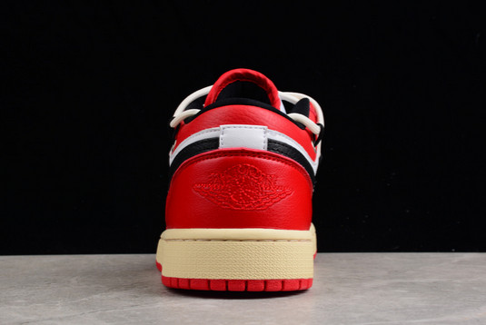 Fashion Air Jordan 1 Low “Chicago” Gym Red/White-Black Basketball Shoes 553560-118-2