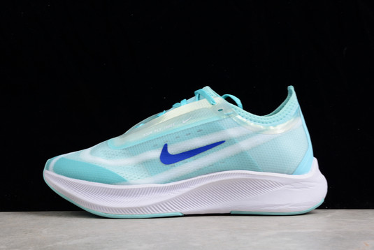 2022 Women's Nike Air Zoom Fly 3 Teal Tint Running Shoes AT8241-300