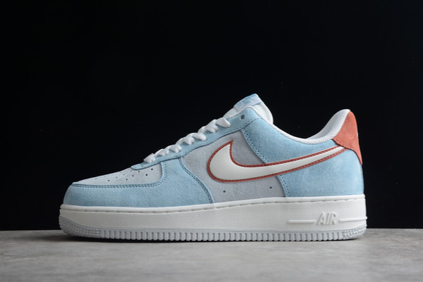 Discount Nike Air Force 1 Low Light Blue/Grey-Brown Online LZ6699-521