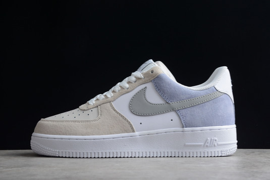 New 2022 Nike Air Force 1 ’07 Low Gray/White-Purple LM2033-208