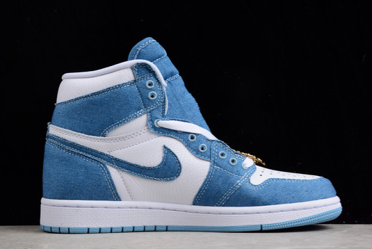 Nike Air Jordan 1 High OG “Denim” Blue Basketball Shoes DM9036-104-1
