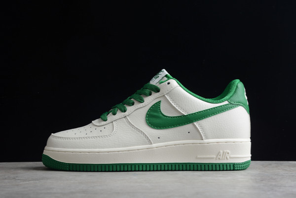 Sale Nike Air Force 1 07 Low SU19 Rice White Green Unisex Shoes TK6369-662