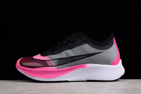 Women's Nike Air Zoom Fly 3 Black/Pink-Volt Shoes AT8240-006