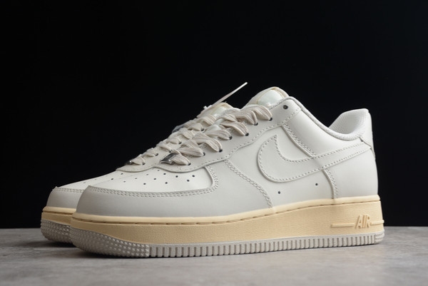 2022 Nike Air Force 1 ’07 Low Beige Grey Outlet Sale BS8871-227-4