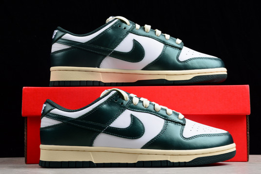 2022 Nike Dunk Low “Vintage Green” Skateboard Shoes DQ8580-100-4