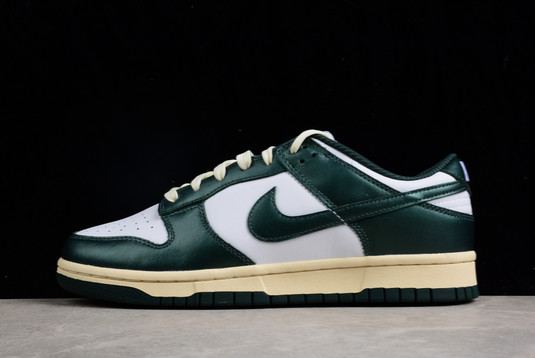 2022 Nike Dunk Low “Vintage Green” Skateboard Shoes DQ8580-100