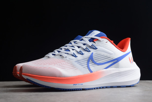 New Sale Nike Air Zoom Pegasus 39 White Red Blue Outlet DQ7885-100-2