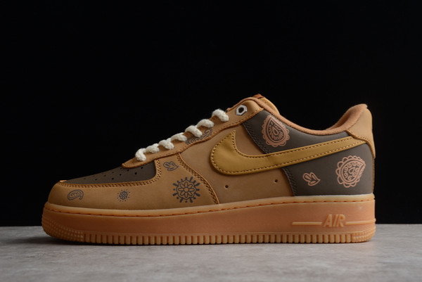 2022 Nike Air Force 1 ’07 Wheat Brown Outlet Sale CJ9179-200