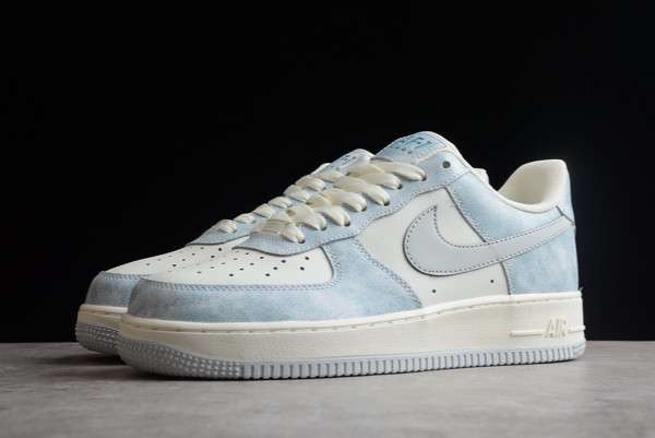 2022 Nike Air Force 1 Low White Blue Grey For Sale CL5568-663-3
